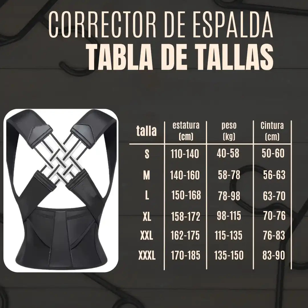 Mejora tu postura y reduce el dolor de espalda - Más confianza, menos molestias - para hombre y mujer