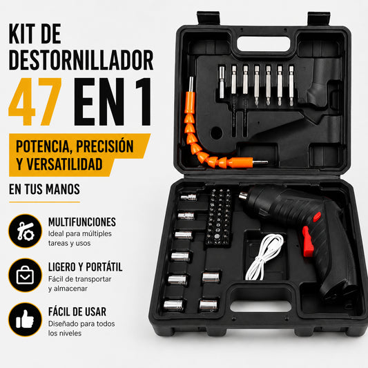 KIT DESTORNILLADOR 47 EN 1