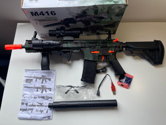 Rifle M416 hidrogel - diversión asegurada, alta calidad, largo alcance