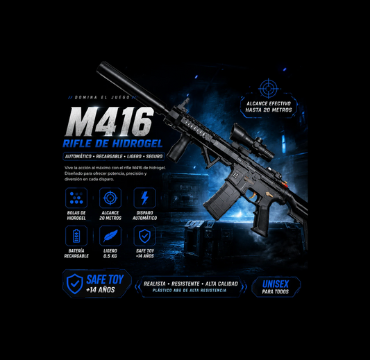 RIFLE M416 DE HIDROGEL