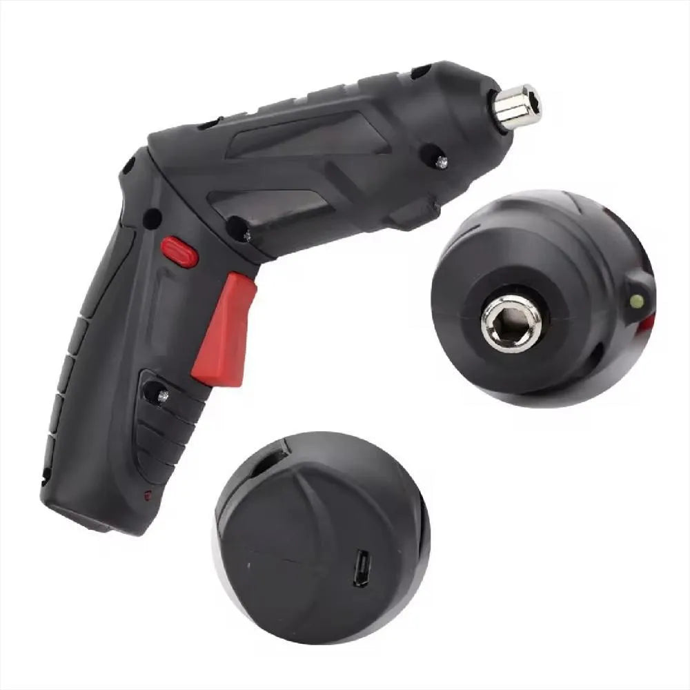 KIT DESTORNILLADOR ELÉCTRICO INALAMBRICO - INVLUYE MALETIN CON 47 PIEZAS